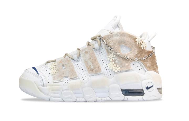 Nike Nike Air More Uptempo Synthetic Leather Slip Resistant Cushioning Abrasion Resistant