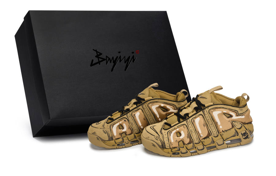 Nike Nike Air More Uptempo 811 Manufacturing, Dimensional Demon, Special Shoe Box Slip Resistant Low top