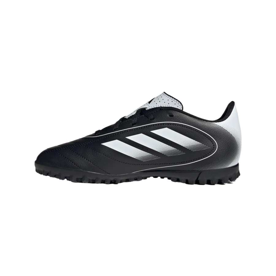 Adidas Adidas GOLETTO 9 Synthetic Leather Slip Resistant Low top Kids' Soccer Shoes Black White Kids'