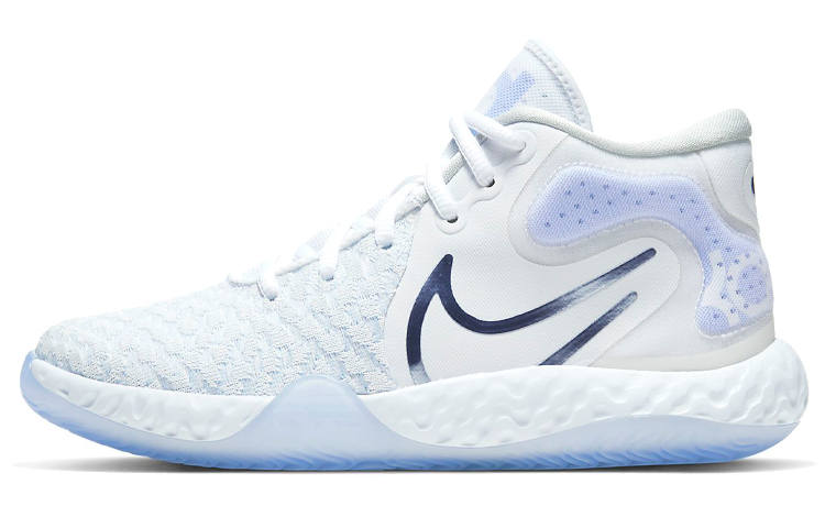 Nike Nike KD Trey 5 VII Mid top Basketball Shoes Light Blue White Unisex