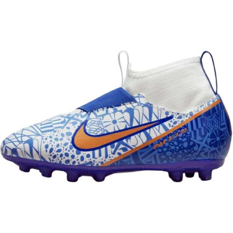 Nike Nike Mercurial Superfly 9 Mid top Soccer Shoes Blue White Unisex