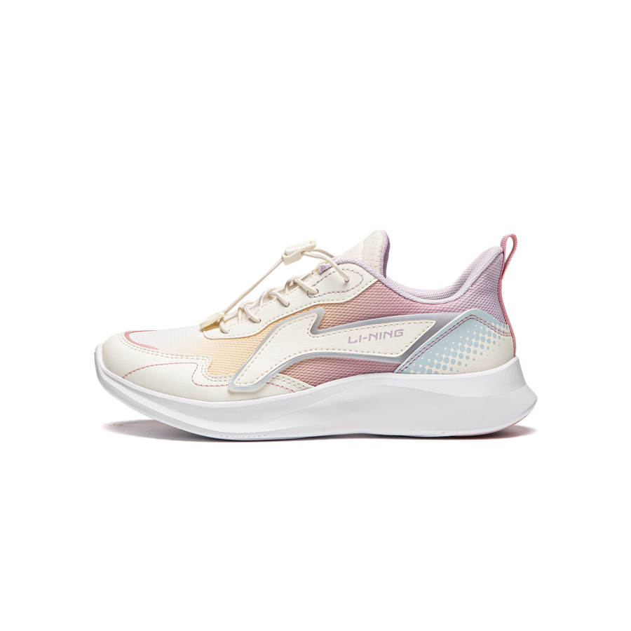 Li-Ning YOUNG Li Ning YOUNG Synthetic Leather Casual Shoes Ecru Teenagers