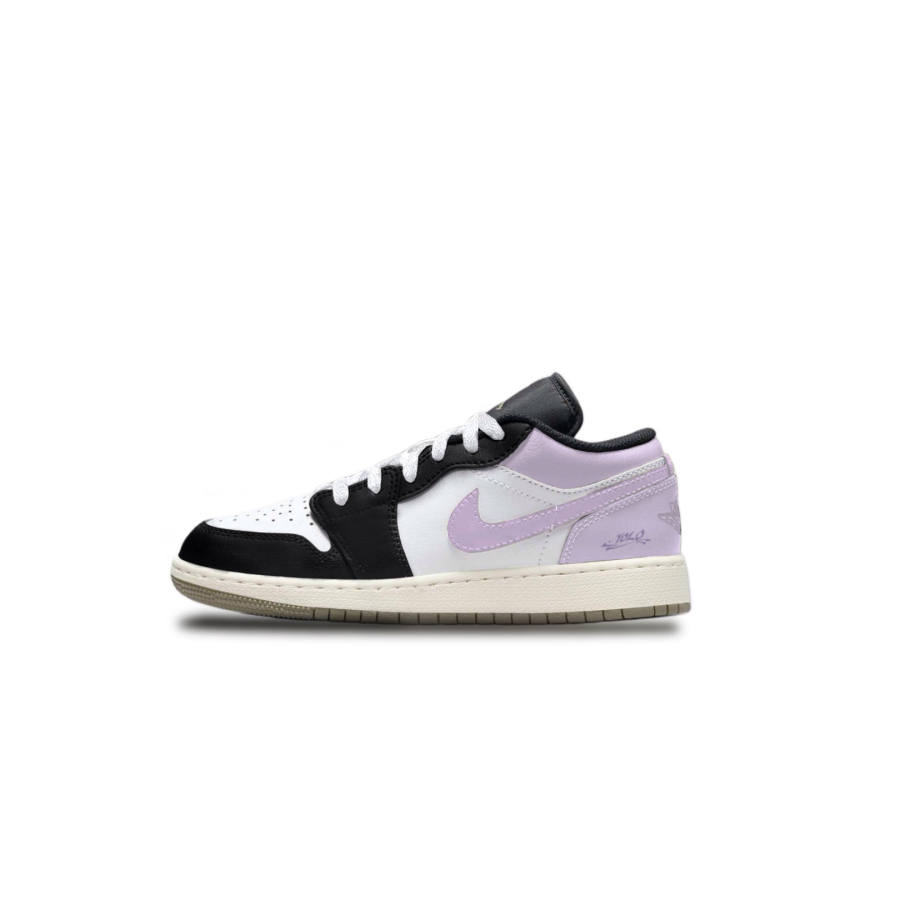 Jordan Jordan Air Jordan 1 Low top Children's Basketball Shoes Light Purple Unisex