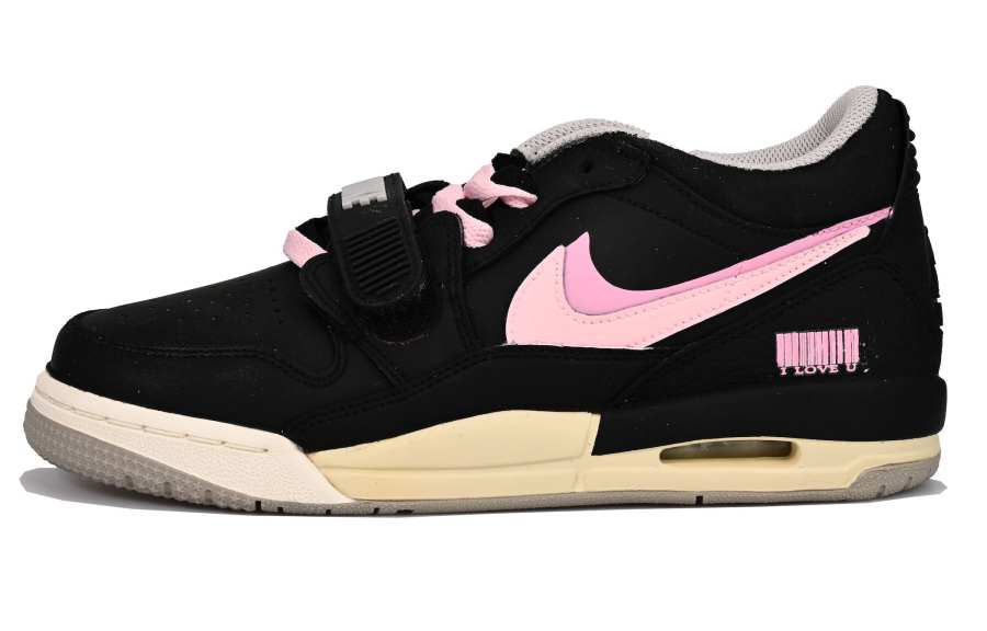 Jordan Jordan Legacy 312 Late Dream Girlish Leather Slip Resistant Abrasion Resistant Low top Children's Basketball Shoes
