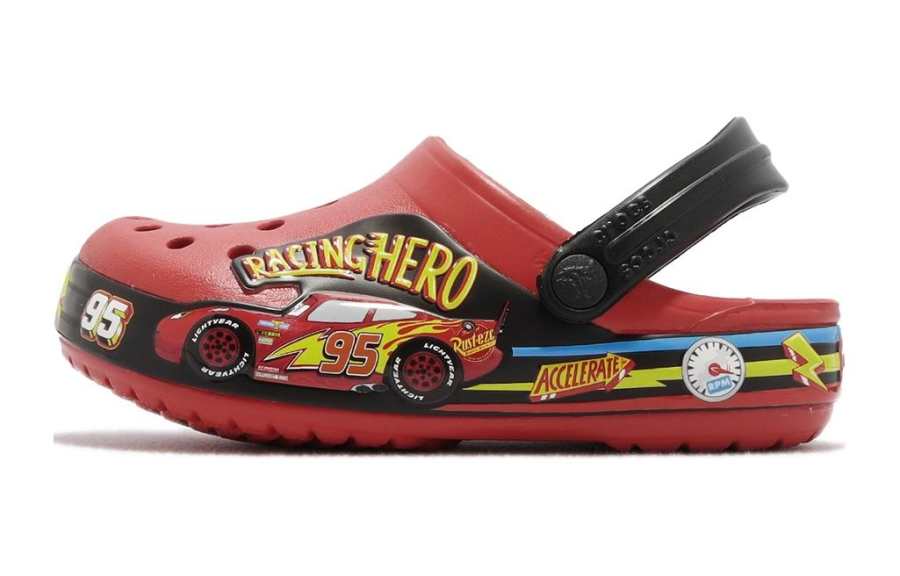 Crocs Slip Resistant Abrasion Resistant Slip Resistant Abrasion Resistant Children's Sandals Red Kids'