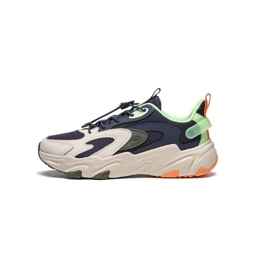 Li-Ning YOUNG Li Ning YOUNG Synthetic Leather Low top Kids Lifestyle Shoes Blue Gray Kids'