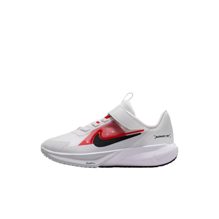 Nike Nike SONIC FLY Low top Kids' Running Shoes Mountain White/University Red/White Gold/White Children Aged 3 7 Years Old