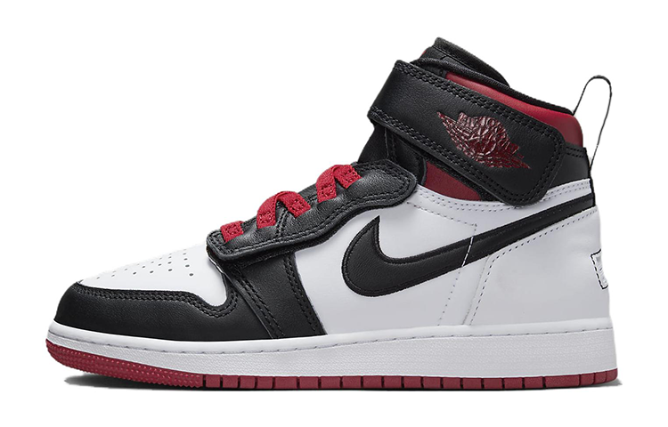 Jordan Jordan Air Jordan 1 Flyease Leather High top Basketball Shoes Black Red Unisex