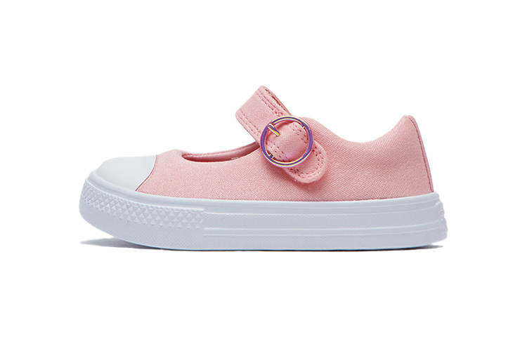 Converse Chuck Taylor All Star Abrasion Resistant Low top Toddler Shoes Pink Baby
