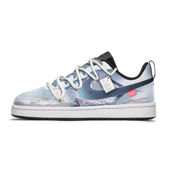 Nike Nike Court Borough Free Panda, A World Without Elephants Slip Resistant Cushioning Abrasion Resistant