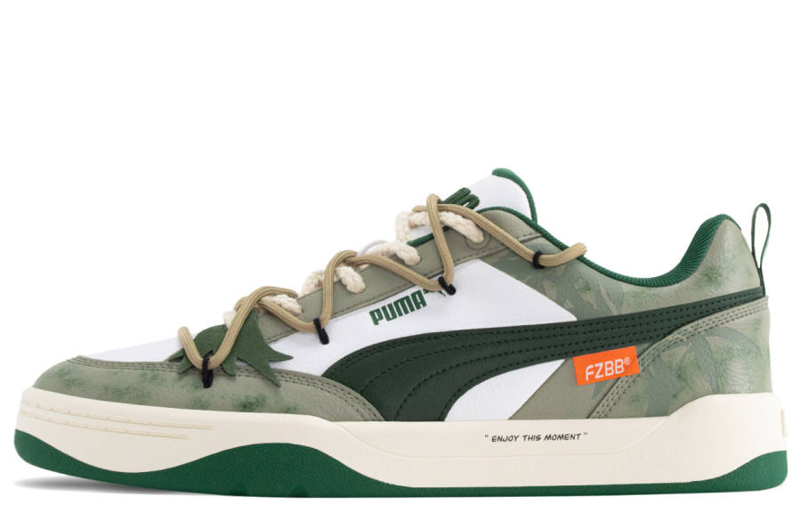 PUMA Park Lifestyle Bamboo Forest Abrasion Resistant Abrasion Resistant Low top Skateboard Shoes Unisex Green