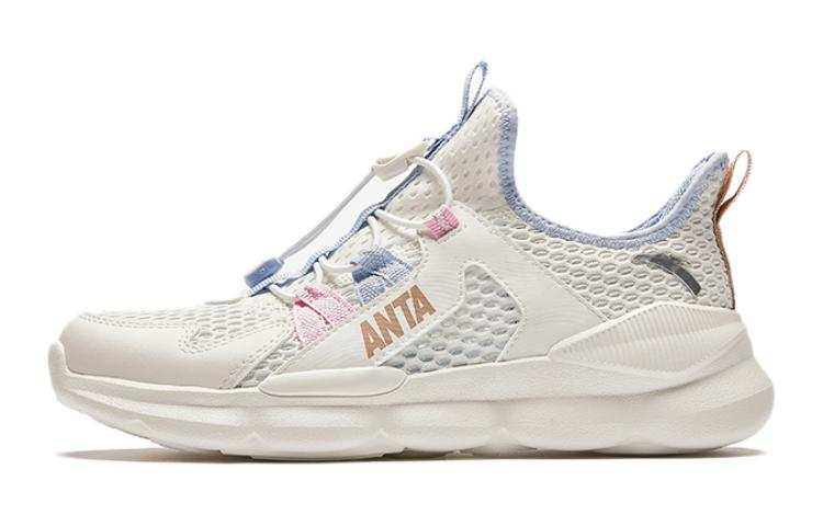 Antakids Low top Casual Shoes White Blue Pink Teenagers