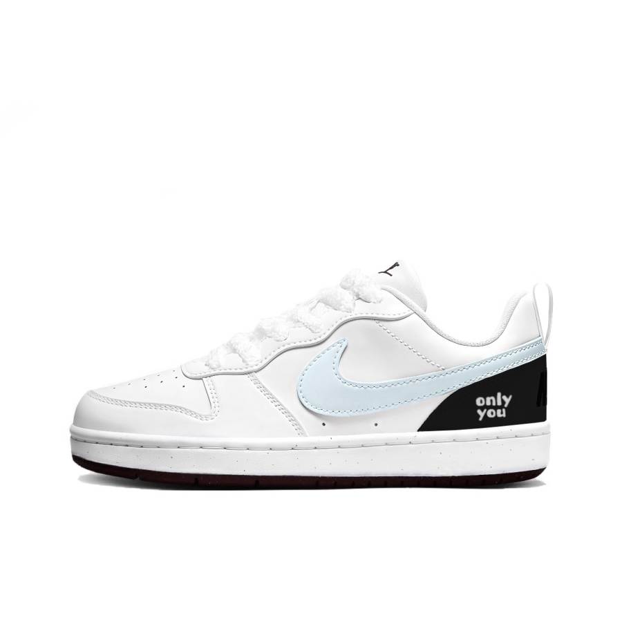 Nike Nike Court Borough Summer Heartbeat, Hand Painted Cat Paw Bug By Mii Creation PU Polyurethane