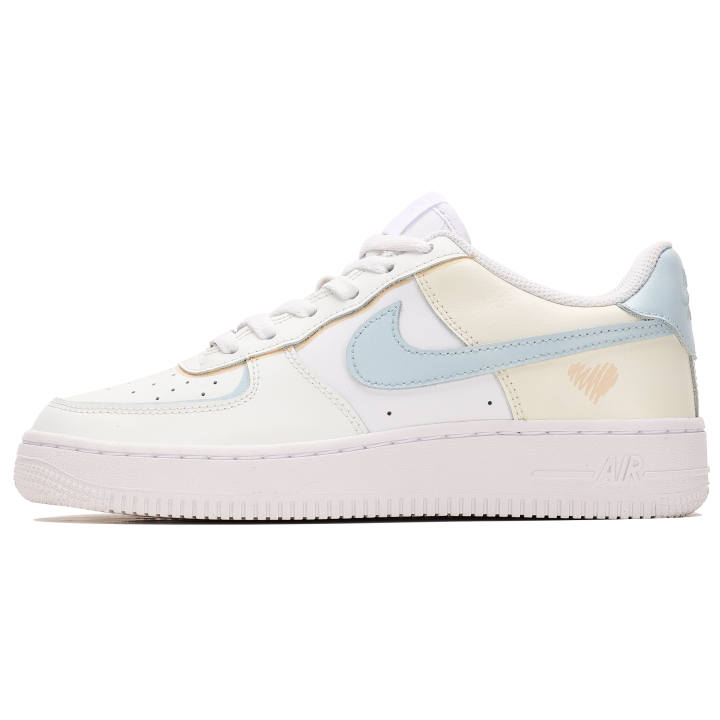 Nike Nike Air Force 1 Low top Kids' Skateboarding Shoes Ecru Teenagers