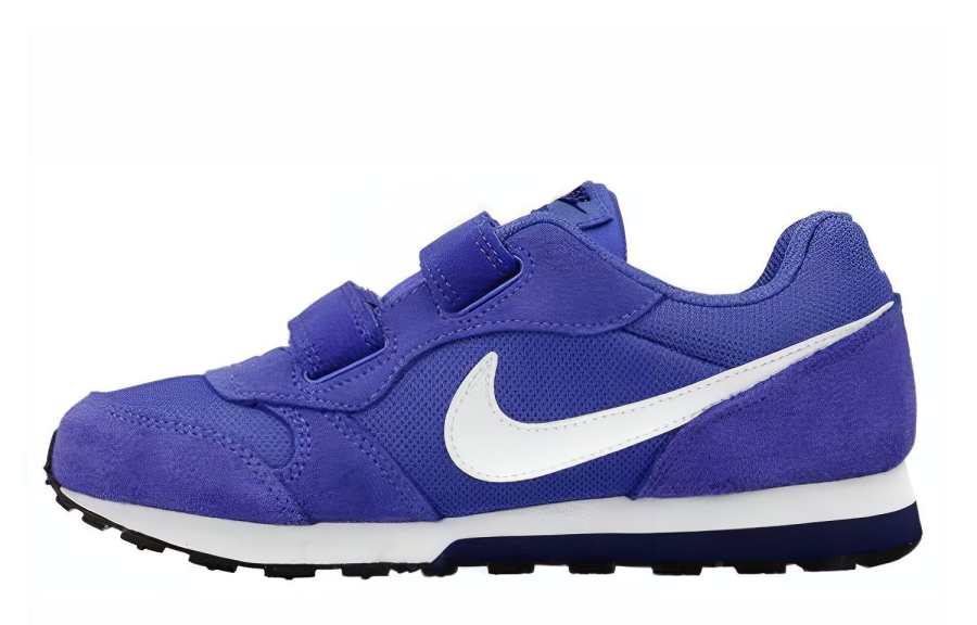 Nike Nike MD Runner 2 Casual Low top Running Shoes Blue White Children Aged 3 7 Years Old