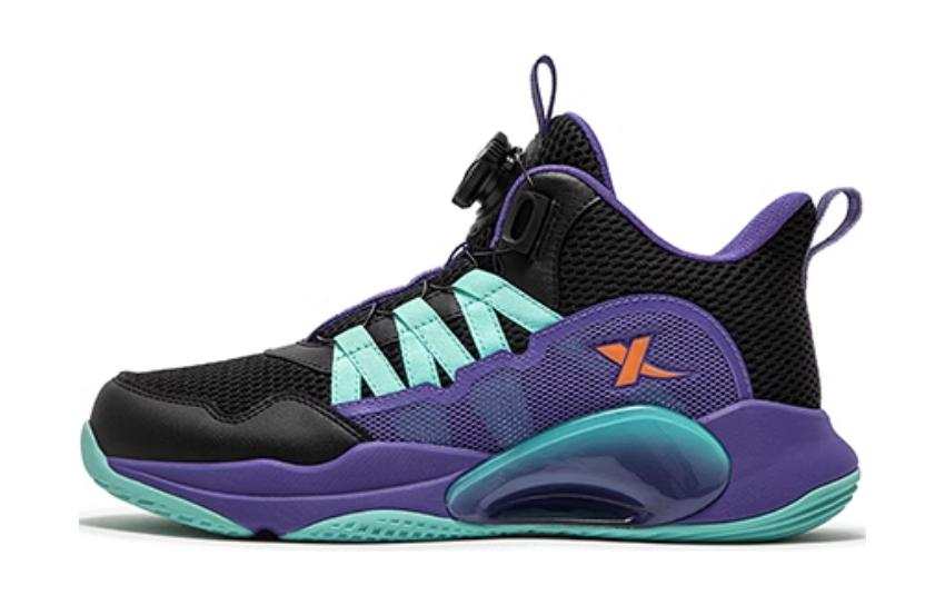 XTEP Sports High top Basketball Shoes Black Teenagers