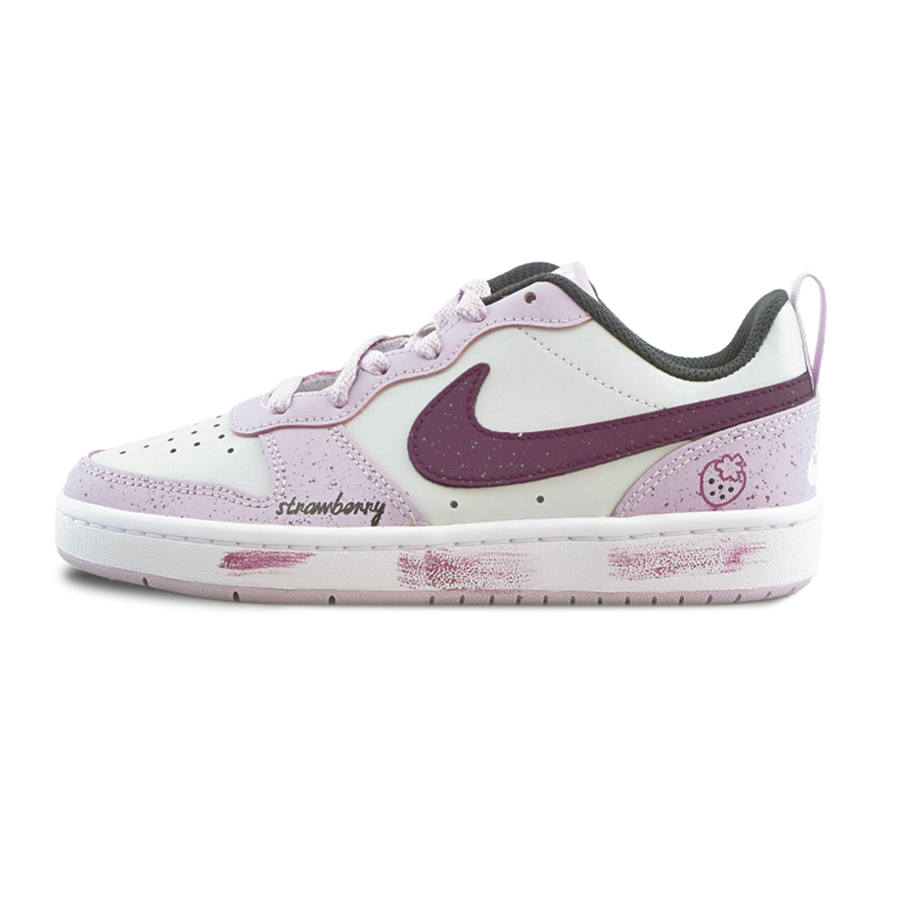 Nike Nike Court Borough Abrasion Resistant Slip Resistant Abrasion Resistant Slip Resistant Kids' Skateboarding Shoes Pink