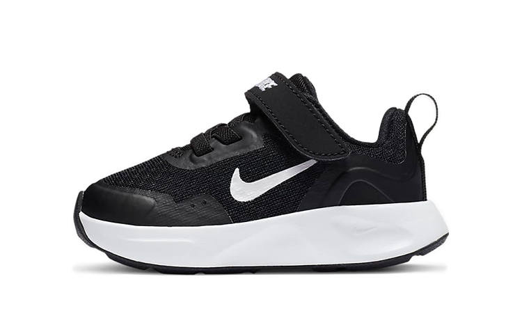 Nike Nike Wearallday Low top Skateboard Shoes Black White Infant And Toddler