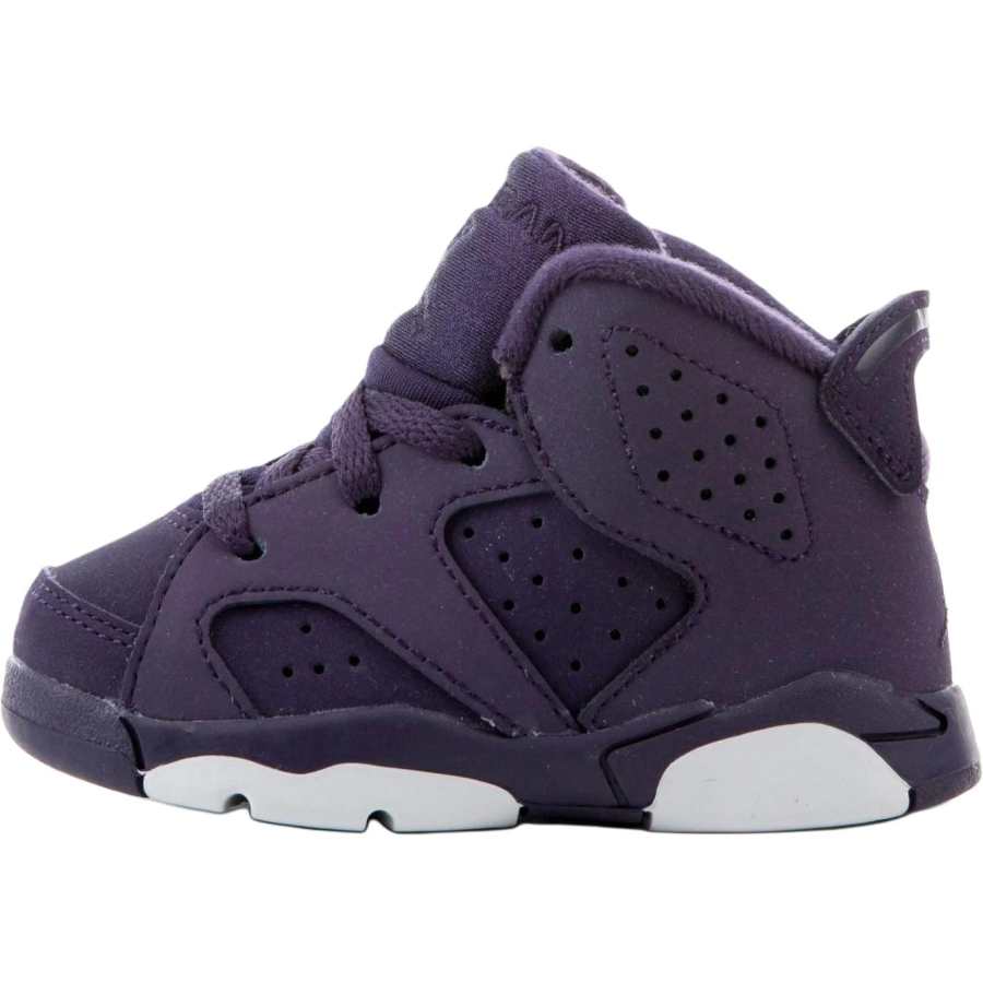 Jordan Jordan Air Jordan 6 Rings Slip Resistant Abrasion Resistant Mid top Toddler Shoes Violet Infant And Toddler
