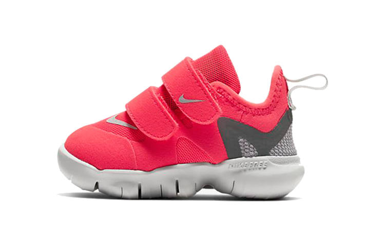 Nike Nike Free RN 5.0 Laser Crimson Abrasion Resistant Breathable Low top Toddler Shoes Dark Pink Infant And Toddler