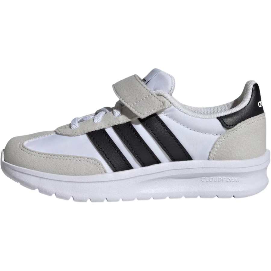 Adidas Adidas Run 70S Comfortable Cushioning Abrasion Resistant Low top Kids' Running Shoes White Children Aged 3 7 Years Old