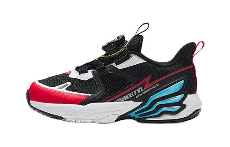 Antakids Anta Hoverboards Cushioning Low top Kids' Running Shoes Black White Red Children Aged 3 7 Years Old