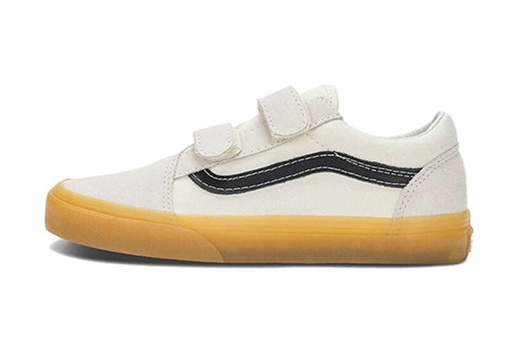 Vans Low top Kids' Skateboarding Shoes White Children Aged 3 7 Years Old