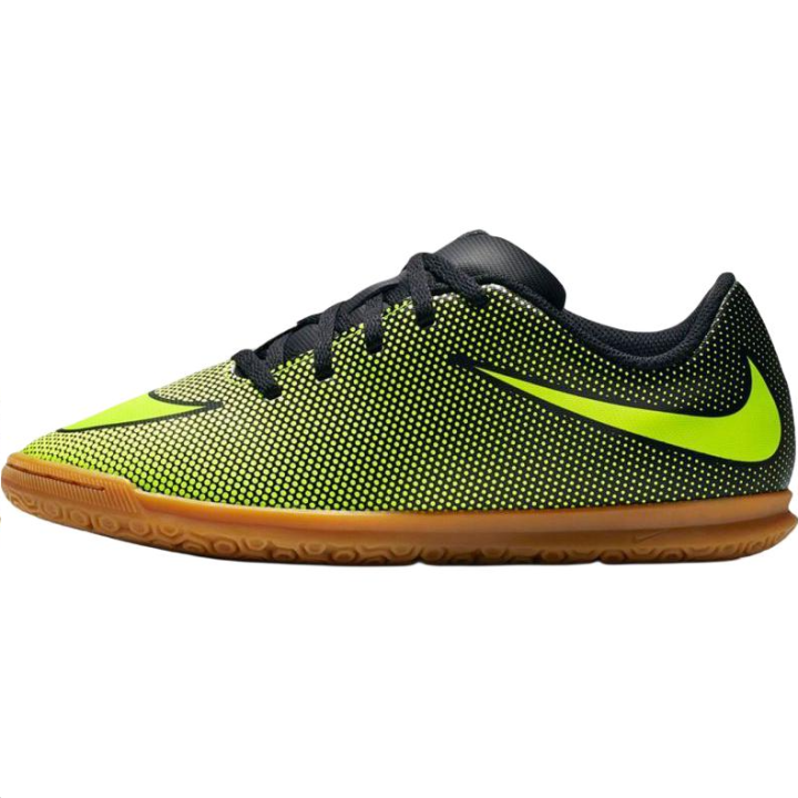 Nike Nike Bravatax Low top Soccer Shoes Black Yellow Unisex