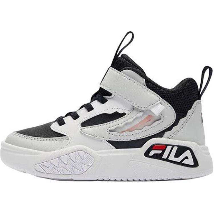FILA KIDS Slip Resistant High top Kids' Skateboarding Shoes Blue Gray Kids'