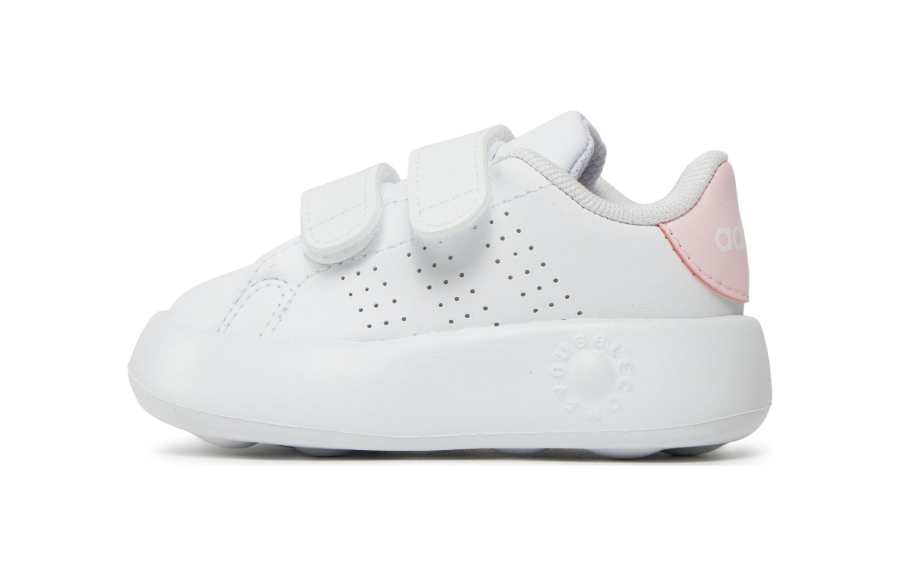 Adidas Adidas Cloudfoam Advantage Cushioning Abrasion Resistant Low top Toddler Shoes White Infant And Toddler