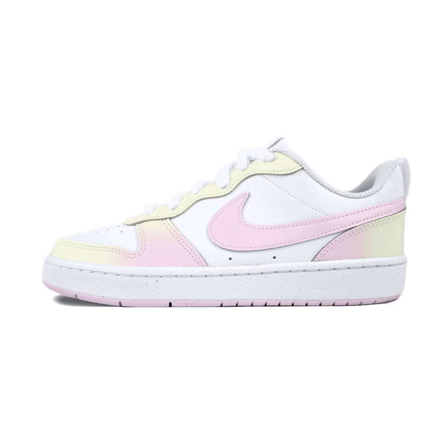 Nike Nike Court Borough Leather Low top Kids' Skateboarding Shoes White Teenagers