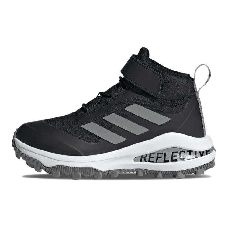 Adidas Adidas Fortarun Atr El K Abrasion Resistant Abrasion Resistant Mid top Kids' Running Shoes Black White Kids'