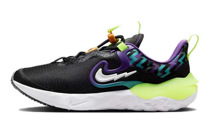 Nike Nike Run Flow SE Cushioning Breathable Low top Running Shoes Black Green Unisex