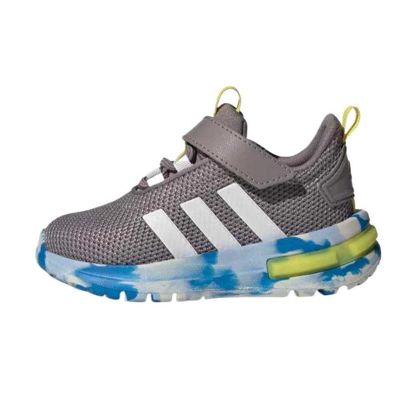 Adidas Adidas RACER TR23 Mesh Toddler Shoes Dashed Line Gray Infant And Toddler