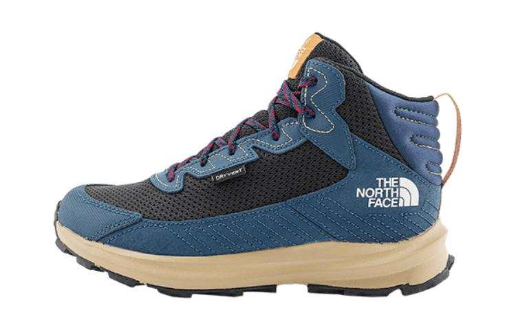 THE NORTH FACE Comfortable Cushioning, Wear Resistant Mid top Kids' Outdoor Shoes Blue Kids'