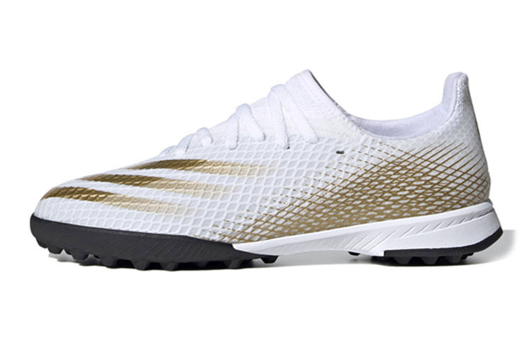 Adidas Adidas X GHOSTED .3 Tf Slip Resistant Low top Kids' Soccer Shoes White Brown Black Kids'