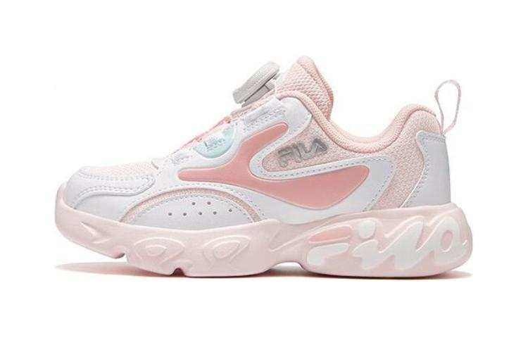 FILA KIDS Abrasion Resistant Low top Kids' Running Shoes Pink Children Aged 3 7 Years Old