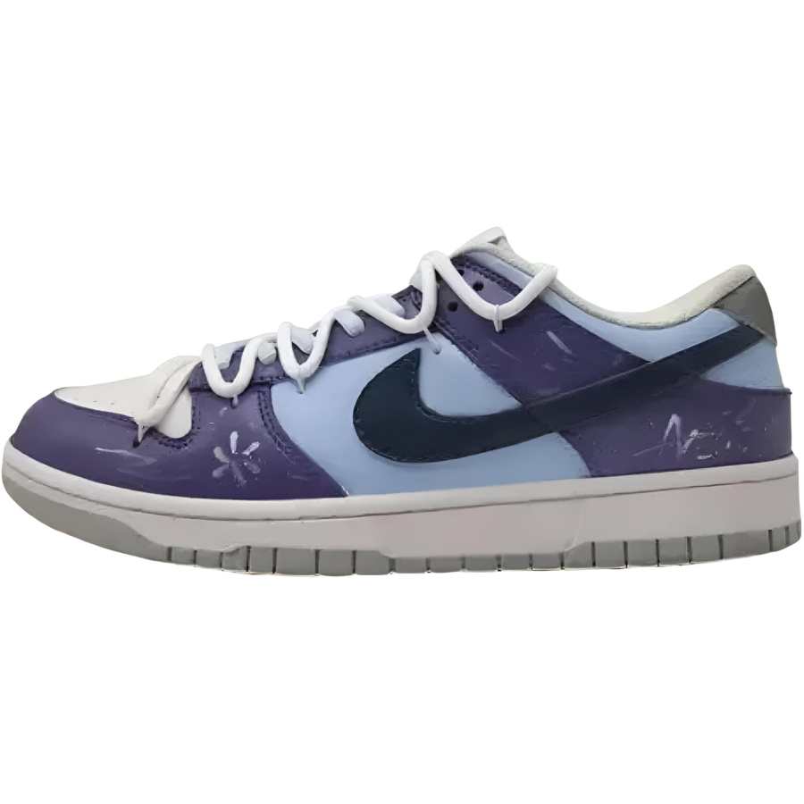 Nike Nike Dunk Dream Lingering Leather Abrasion Resistant Abrasion Resistant Low top Kids' Skateboarding Shoes Purple