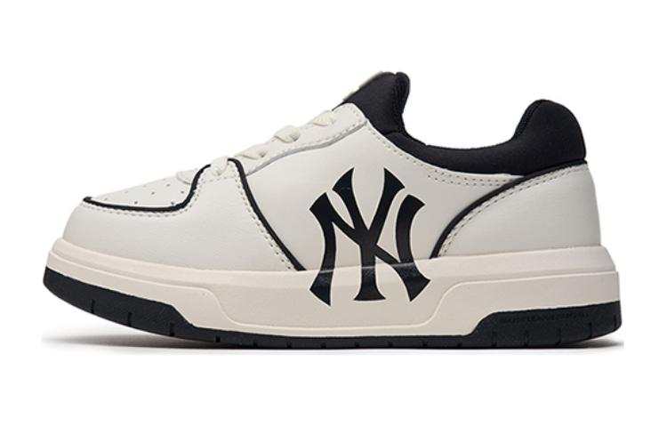 MLB Chunky Liner Abrasion Resistant Low top Skateboard Shoes Ecru Kids'