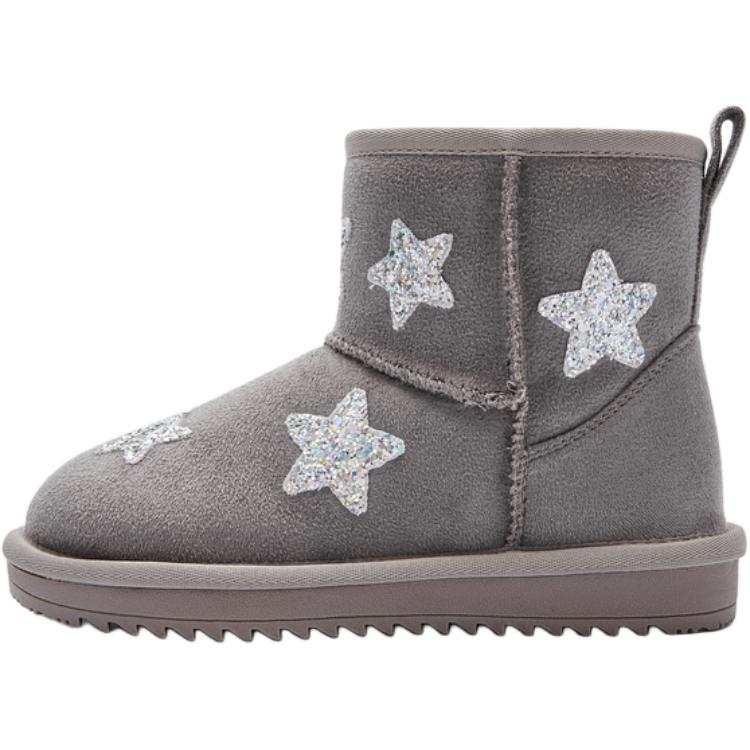 BALABALA Year Of The Snake Limited Fashion Comfortable Versatile Fleece Lined Thermal Slip Resistant Crew Kids' Boots