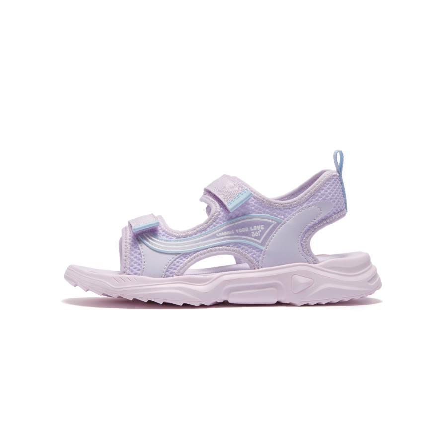 361°KIDS Synthetic Leather, Textile Low top Sandal Purple Blue Unisex