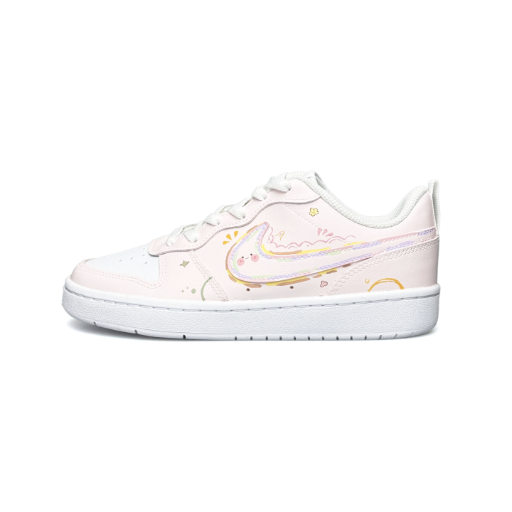 Nike Nike Court Borough 2 Cloud Candy Rainbow Low top Skateboard Shoes
