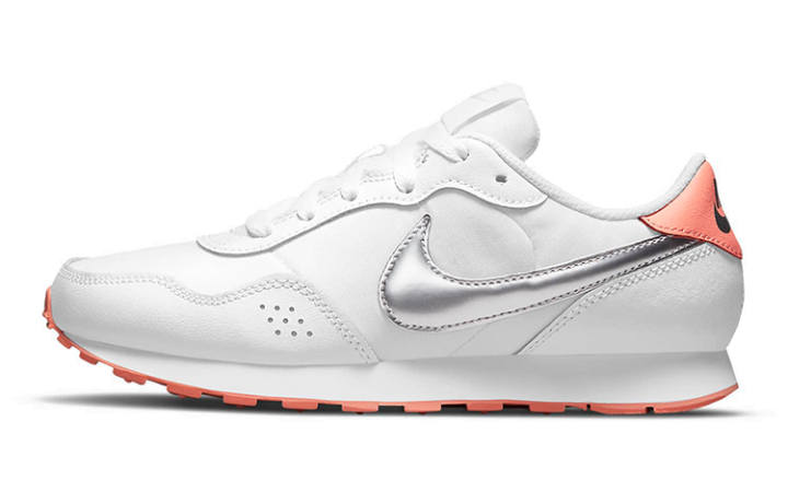 Nike Nike MD Valiant Synthetic Leather Low top Running Shoes White Silver Pink Unisex