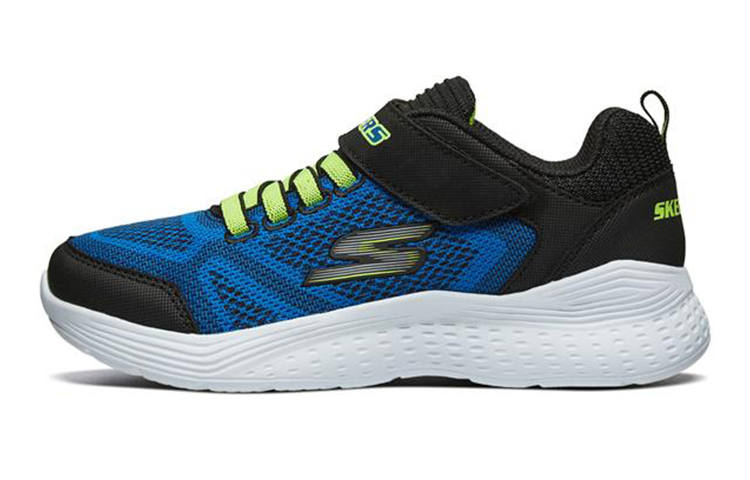 Skechers Slip Resistant Cushioning Abrasion Resistant Low top Kids Lifestyle Shoes Blue Black Teenagers