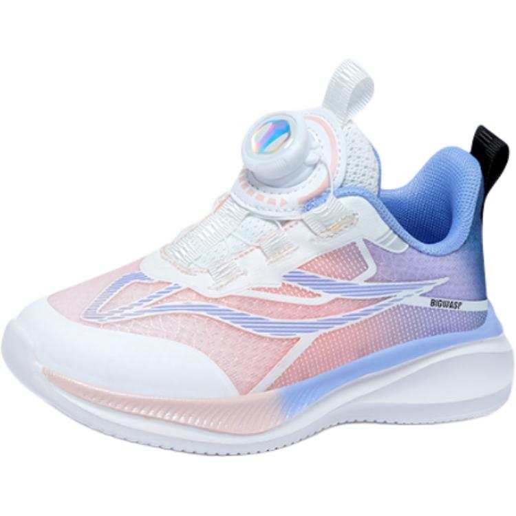 BIG WASP Soft And Comfortable Abrasion Resistant Cushioning Low top Kids' Running Shoes Pink Purple Kids'