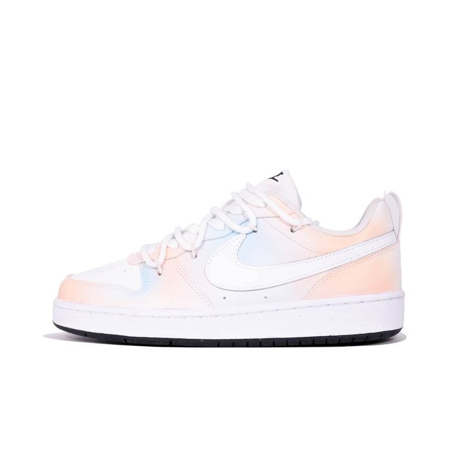 Nike Nike Court Borough In The Early Summer Synthetic Leather Cushioning, Wear Resistant Low top Kids' Skateboarding Shoes