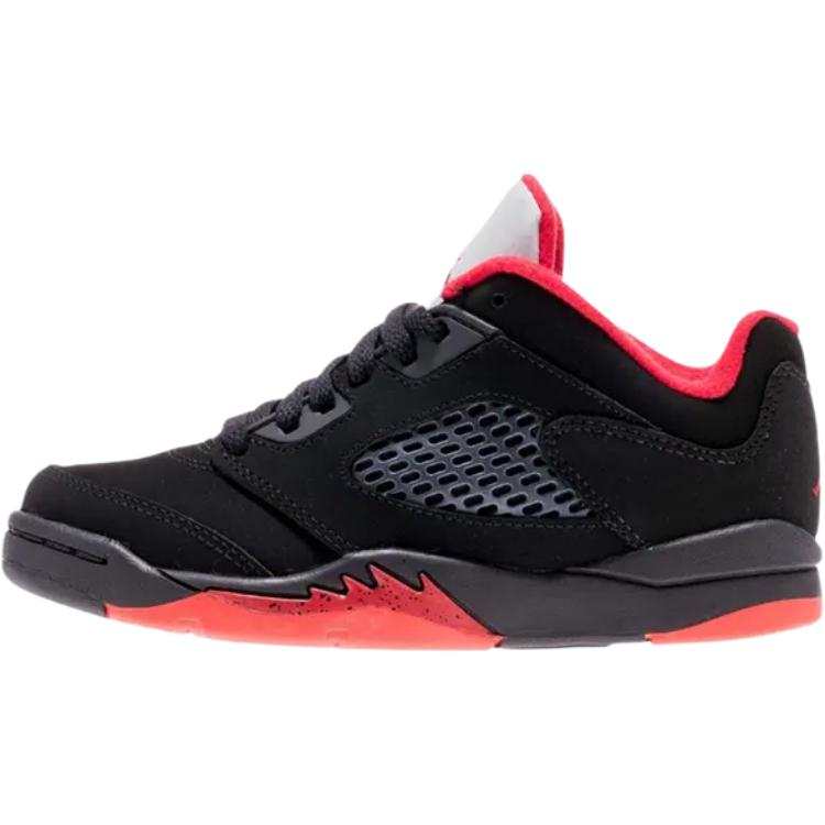 Jordan Jordan Air Jordan 5 Low top Children's Basketball Shoes Black Children Aged 3 7 Years Old