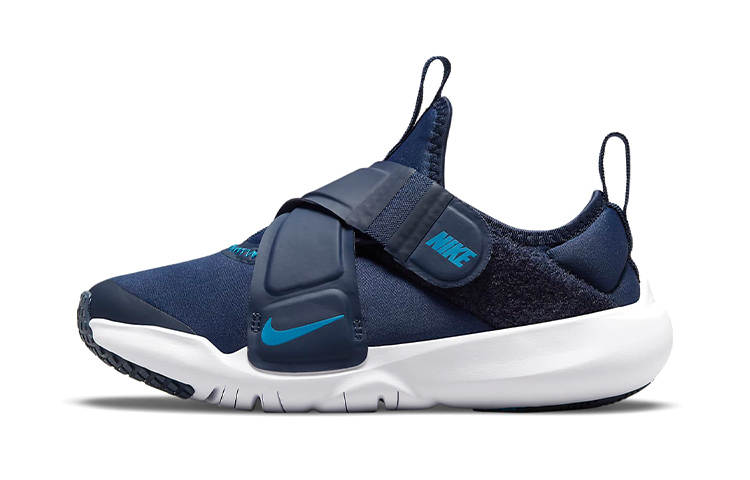 Nike Nike Flex Advance Abrasion Resistant Breathable Low top Kids' Running Shoes Blue Children Aged 3 7 Years Old