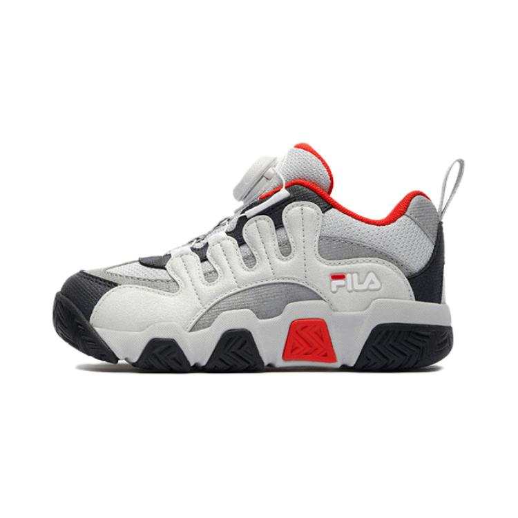 FILA KIDS Boa Low top Children's Basketball Shoes Gray Kids'