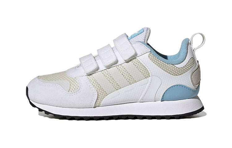 Adidas Originals ZX 700 HD Abrasion Resistant Abrasion Resistant Low top Sports Casual Shoes White Beige Blue